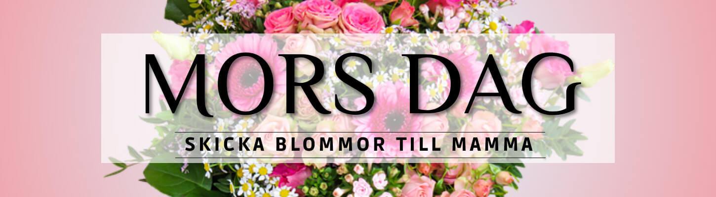 Gratta mamma med blommor på mors dag! Beställ ett blomsterbud hos Florister i Sverige!